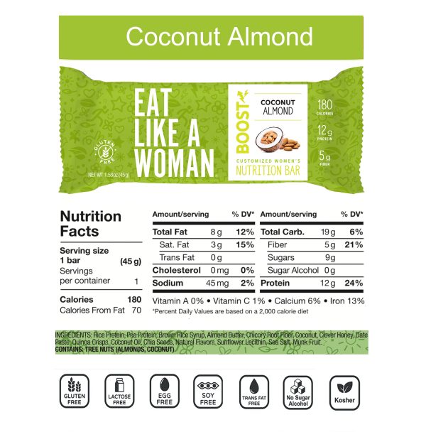 Coconut Almond BOOST Bar 12-Pack Online