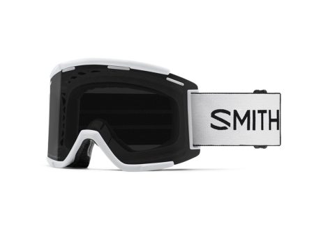 MTB Goggles Smith Squad XL White - ChromaPop Sun Black & Clear Discount