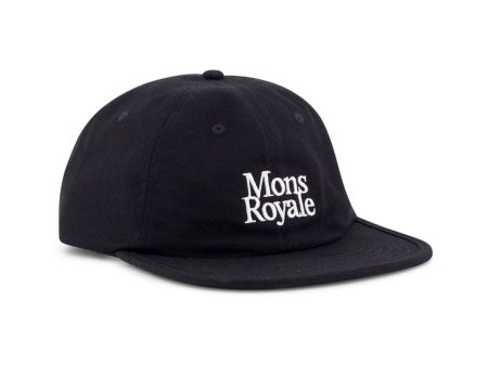 Six Panel Cap Mons Royale Roam - Black For Discount