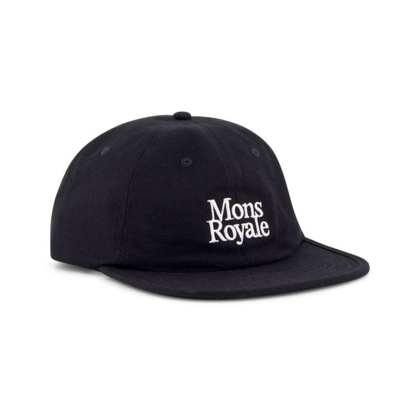 Six Panel Cap Mons Royale Roam - Black For Discount