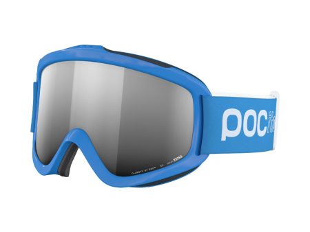 Goggles POC Pocito Iris Fluorescent Blue - Partly Sunny Silver Online Sale