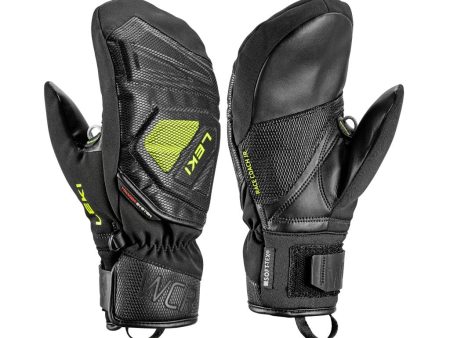 Mitts Leki Junior WCR C-Tech 3D - Black Ice Lemon For Discount