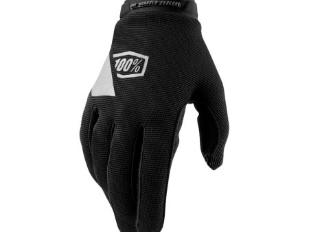 Gloves 100% Youth Ridecamp - Black Charcoal Supply