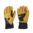 Heated Gloves Therm-Ic Freeride Ultra Heat - Black Light Brown Online Hot Sale