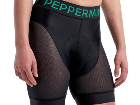 Short Liner Peppermint - Black Cheap