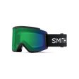 Goggles Smith Squad XL Black - ChromaPop Everyday Green Mirror Cheap