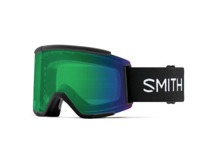 Goggles Smith Squad XL Black - ChromaPop Everyday Green Mirror Cheap