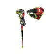 Ski Poles Leki WCR TBS SL 3D - Bright Red Neon Yellow For Sale