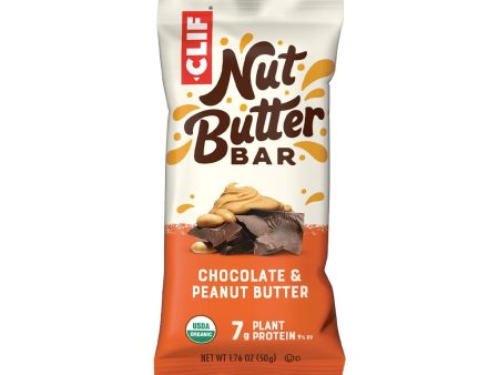 Nut Butter Filled Bar Clif Chocolate Peanut Butter on Sale