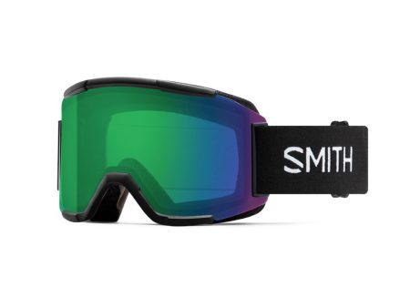 Goggles Smith Squad Black - ChromaPop Everyday Green Mirror Hot on Sale