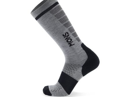 Socks Mons Royale Pro Lite - Grey Marl For Discount