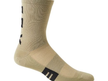 Socks Fox Flexair Merino 6   - Bark Brown L XL For Sale