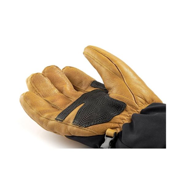 Heated Gloves Therm-Ic Freeride Ultra Heat - Black Light Brown Online Hot Sale