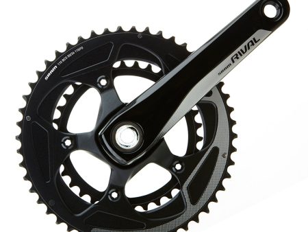 SRAM Rival crankset, with 50 34T rings and 170mm arms, 24mm spindle Online Sale