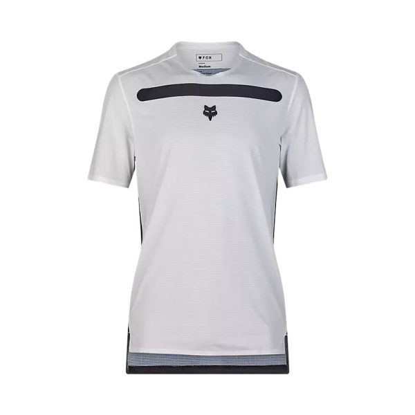 Jersey Fox Mens Flexair Aviation Race SS - White on Sale