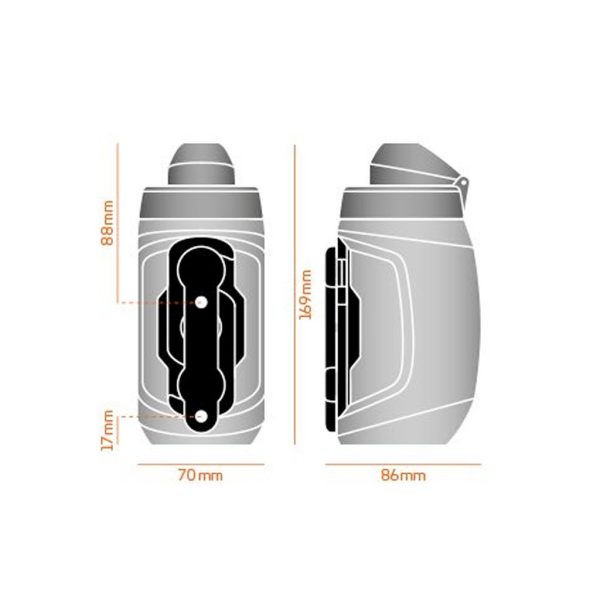 Bottle Fidlock 450ml W  Bike Base Black Fashion