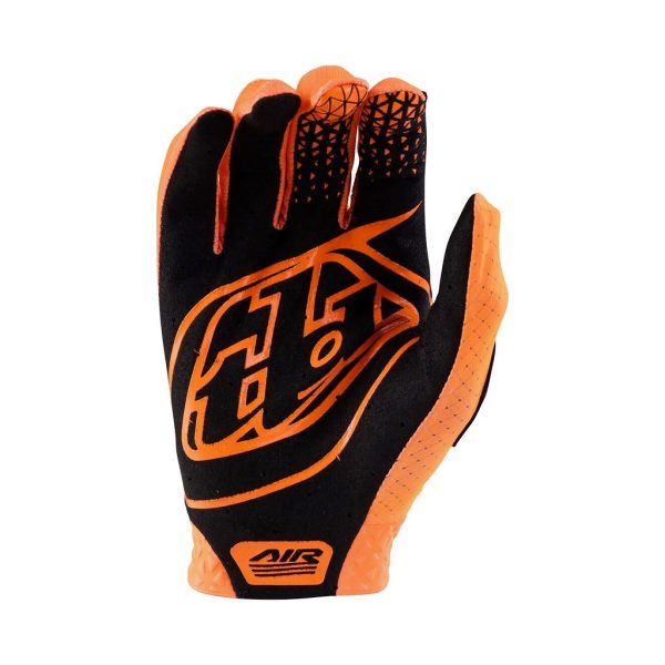 Youth Bike Gloves Troy Lee Designs Air - Solid Orange Hot on Sale