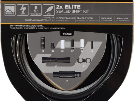 Jagwire 2x Elite Sealed Shift Kit For Discount