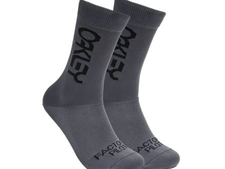 Socks Oakley Factory Pilot - Forged Iron Hot on Sale