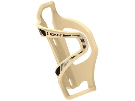 Bottle Cage Lezyne Flow Side Load Right - Mat Tan Online Sale