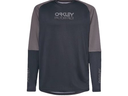 Jersey Oakley Factory Pilot Mtb LS - Black Forged Iron Online Hot Sale