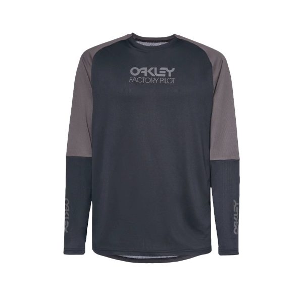 Jersey Oakley Factory Pilot Mtb LS - Black Forged Iron Online Hot Sale