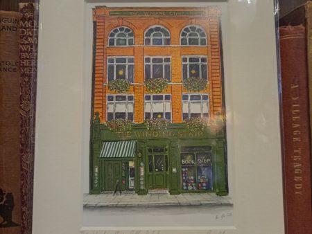 Winding Stair Bookshop Print from Emma Doyle Art Sale