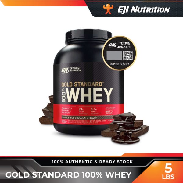 100% Gold Standard Whey Protein, 5lbs Online Sale