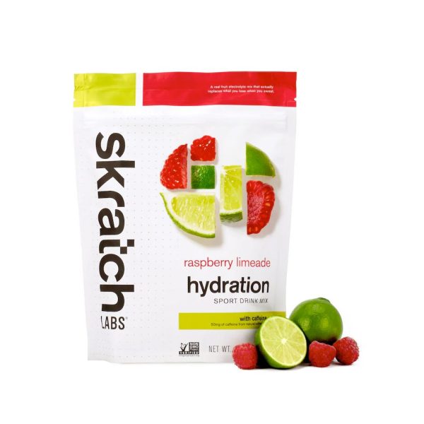 Sport Drink Mix Skratch Labs 440g - Raspberry Limenade With Caffeine For Discount