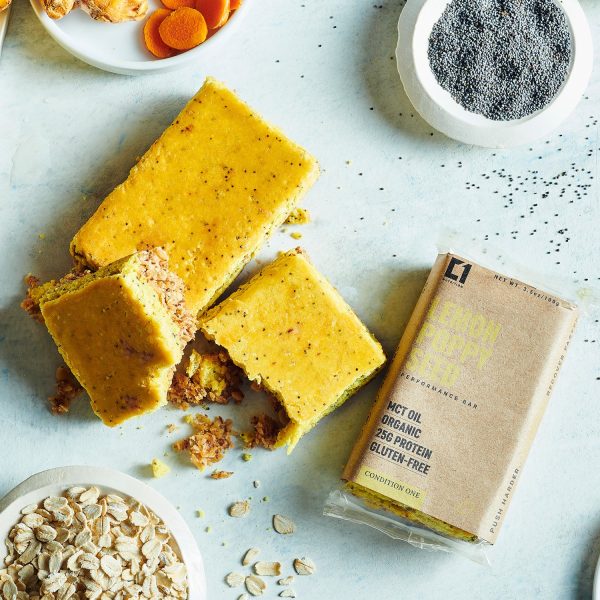 Lemon Poppy Seed High-Protein Bars Online now