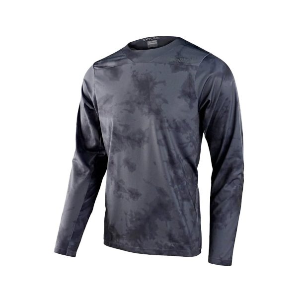 Jersey Troy Lee Designs Skyline Chill LS - Tie Dye Charcoal Online Hot Sale