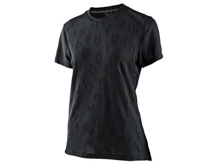 Jersey Womens Troy Lee Designs Lilium SS - Jacquard Black Online Sale