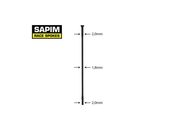 Sapim Race Double Butted Straight Pull Spoke Custom Length Cheap