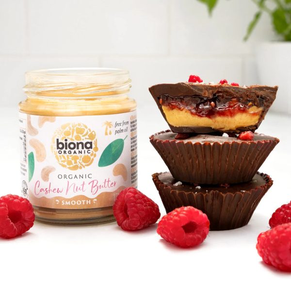 BIONA ORGANIC Cashew Nut Butter - Pack of 6 (170g each) Discount