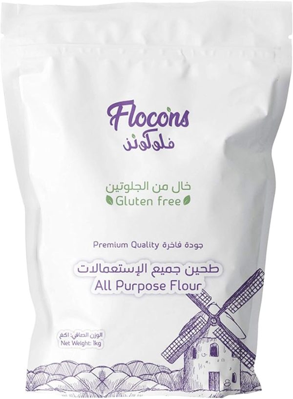 FLOCONS Gluten Free Premium Quality All Purpose Flour, 1 kg Hot on Sale