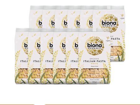 BIONA ORGANIC White Farfalle Pasta - Pack of 12 (500g each) Online Hot Sale