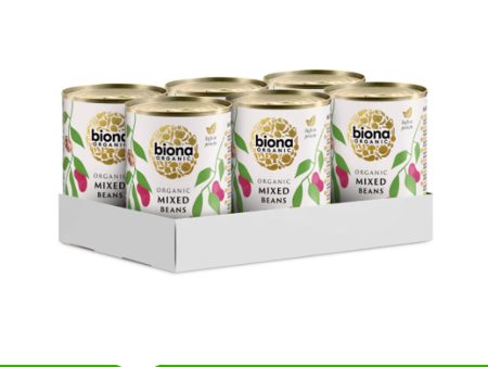 BIONA ORGANIC Mixed Beans - Pack of 6 (400g each) Online