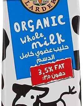 ORGANIC LARDER Whole Milk With 3.5% Fat, 1L - Organic, Natural Discount