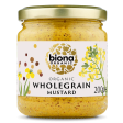 BIONA ORGANIC Wholegrain Mustard - Pack of 6 (200g each) Online now