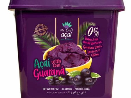 MR. CRAFT Acai Puree with Guarana Frozen, 3.2kg Fashion