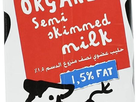 ORGANIC LARDER Semi Skimmed Milk, 1.5% Fat, 1L - Organic Online Hot Sale