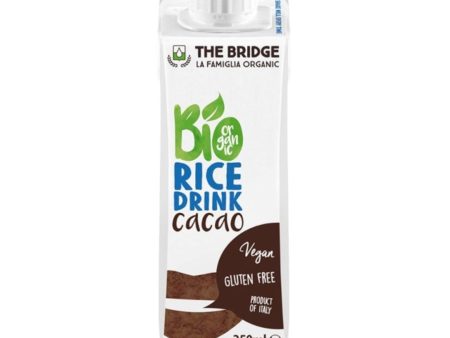 THE BRIDGE Rice Cacao Milk, 250ml - Organic, Vegan, Gluten Free Cheap