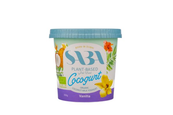 SABA Vegan Yoghurt Vanilla, Cocogurt, 350g - Organic Online