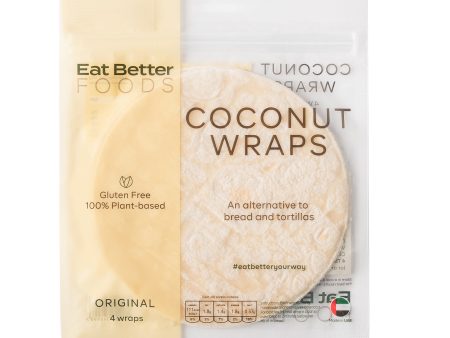 EAT BETTER FOODS Coconut Wraps, Pack of 4 Fashion