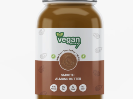 VEGAN WAY Pure Smooth Almond Butter  1kg For Cheap