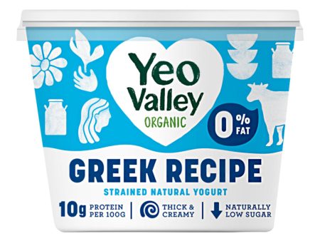 YEO VALLEY Super Thick Yoghurt, 0% Fat,  Natural - 450g Hot on Sale