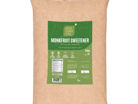 ECOLOGICAL Monkfruit Sweetener With Erythritol Blend (Granules), 25kg Hot on Sale