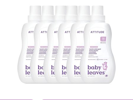 ATTITUDE Laundry Liquid - 35 loads Sweet Lullaby Pack of 6 (1.04L each) on Sale