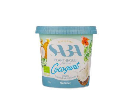 SABA Vegan Yoghurt Natural, Cocogurt, 350g - Organic Fashion