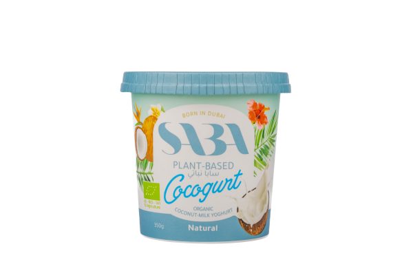 SABA Vegan Yoghurt Natural, Cocogurt, 350g - Organic Fashion